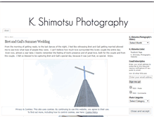 Tablet Screenshot of kshimotsuphotography.wordpress.com