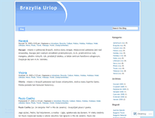 Tablet Screenshot of brazyliaurlop.wordpress.com
