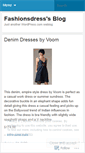 Mobile Screenshot of fashionsdress.wordpress.com