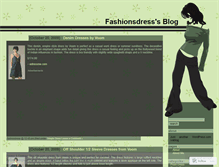 Tablet Screenshot of fashionsdress.wordpress.com