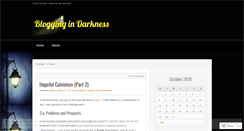 Desktop Screenshot of bloggingindarkness.wordpress.com