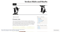 Desktop Screenshot of broken1design.wordpress.com