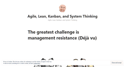 Desktop Screenshot of leanandkanban.wordpress.com