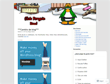 Tablet Screenshot of clubpenguinreal.wordpress.com