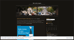Desktop Screenshot of lifeinthetropics.wordpress.com