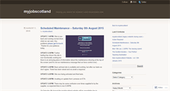 Desktop Screenshot of myjobscotland.wordpress.com