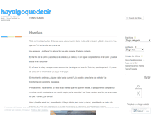 Tablet Screenshot of hayalgoquedecir.wordpress.com