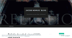 Desktop Screenshot of jacobnomus.wordpress.com