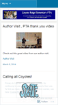 Mobile Screenshot of coyoteridgepta.wordpress.com