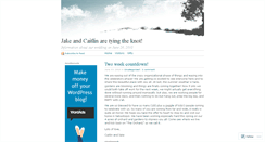 Desktop Screenshot of caitlinandjake.wordpress.com