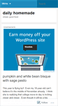 Mobile Screenshot of dailyhomemade.wordpress.com