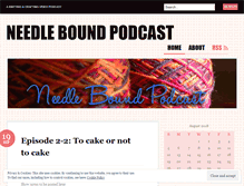Tablet Screenshot of needlebound.wordpress.com