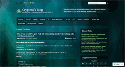 Desktop Screenshot of cryptexo.wordpress.com