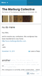 Mobile Screenshot of marburgcollective.wordpress.com
