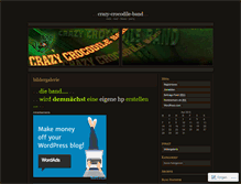 Tablet Screenshot of crazycrocodiles.wordpress.com