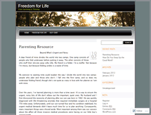 Tablet Screenshot of freedomscallingu.wordpress.com