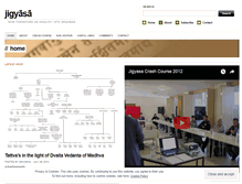 Tablet Screenshot of jigyaasaa.wordpress.com