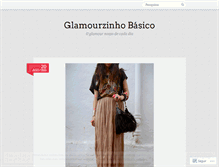 Tablet Screenshot of glamourzinhobasico.wordpress.com