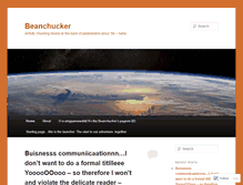 Tablet Screenshot of beanchucker.wordpress.com