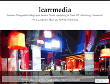 Tablet Screenshot of lcarrmedia.wordpress.com