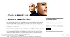 Desktop Screenshot of duanegibson.wordpress.com