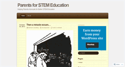 Desktop Screenshot of d65parentsforstem.wordpress.com