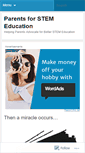 Mobile Screenshot of d65parentsforstem.wordpress.com