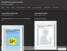 Tablet Screenshot of ithinkthereforeiamsterdam.wordpress.com