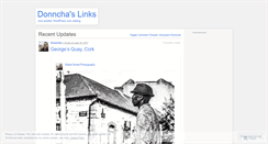 Desktop Screenshot of donnchalinks.wordpress.com