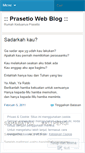 Mobile Screenshot of prasetio.wordpress.com