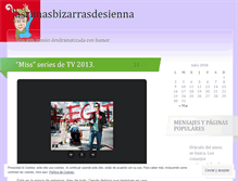 Tablet Screenshot of lasrimasbizarrasdesienna.wordpress.com