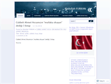 Tablet Screenshot of abdullahfurkan.wordpress.com