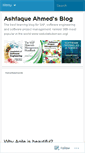 Mobile Screenshot of ahmedashfaque.wordpress.com