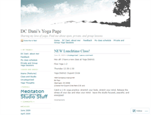 Tablet Screenshot of dcyogadani.wordpress.com