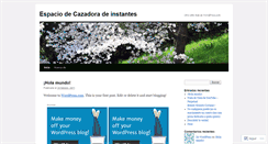 Desktop Screenshot of cazadoradeinstantes.wordpress.com