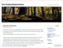 Tablet Screenshot of learntoplaythepianokeys.wordpress.com