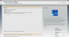 Desktop Screenshot of maxmovie.wordpress.com