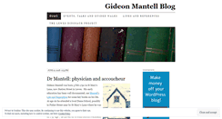 Desktop Screenshot of gideonmantell.wordpress.com