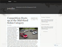 Tablet Screenshot of jsmalko.wordpress.com