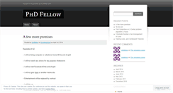 Desktop Screenshot of phdfellow.wordpress.com