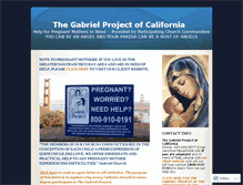 Tablet Screenshot of cagabrielproject.wordpress.com