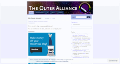 Desktop Screenshot of outeralliance.wordpress.com