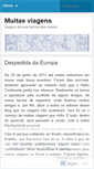 Mobile Screenshot of muitasviagens.wordpress.com