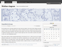 Tablet Screenshot of muitasviagens.wordpress.com
