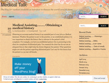 Tablet Screenshot of interfacemedical.wordpress.com