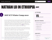 Tablet Screenshot of nathanloinethiopia.wordpress.com