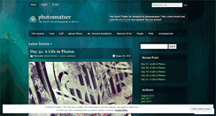 Desktop Screenshot of photoamatuer.wordpress.com