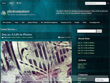 Tablet Screenshot of photoamatuer.wordpress.com