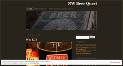 Desktop Screenshot of nwbeerquest.wordpress.com