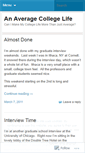Mobile Screenshot of justaveragelife.wordpress.com